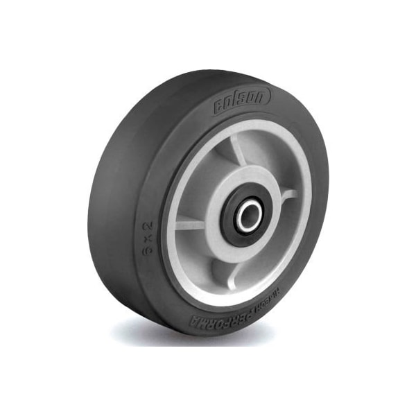 Colson 2 Series Wheel 5.00008.459.2 WS - 8 x 2 Performa Rubber 1/2 Straight Roller Bearing